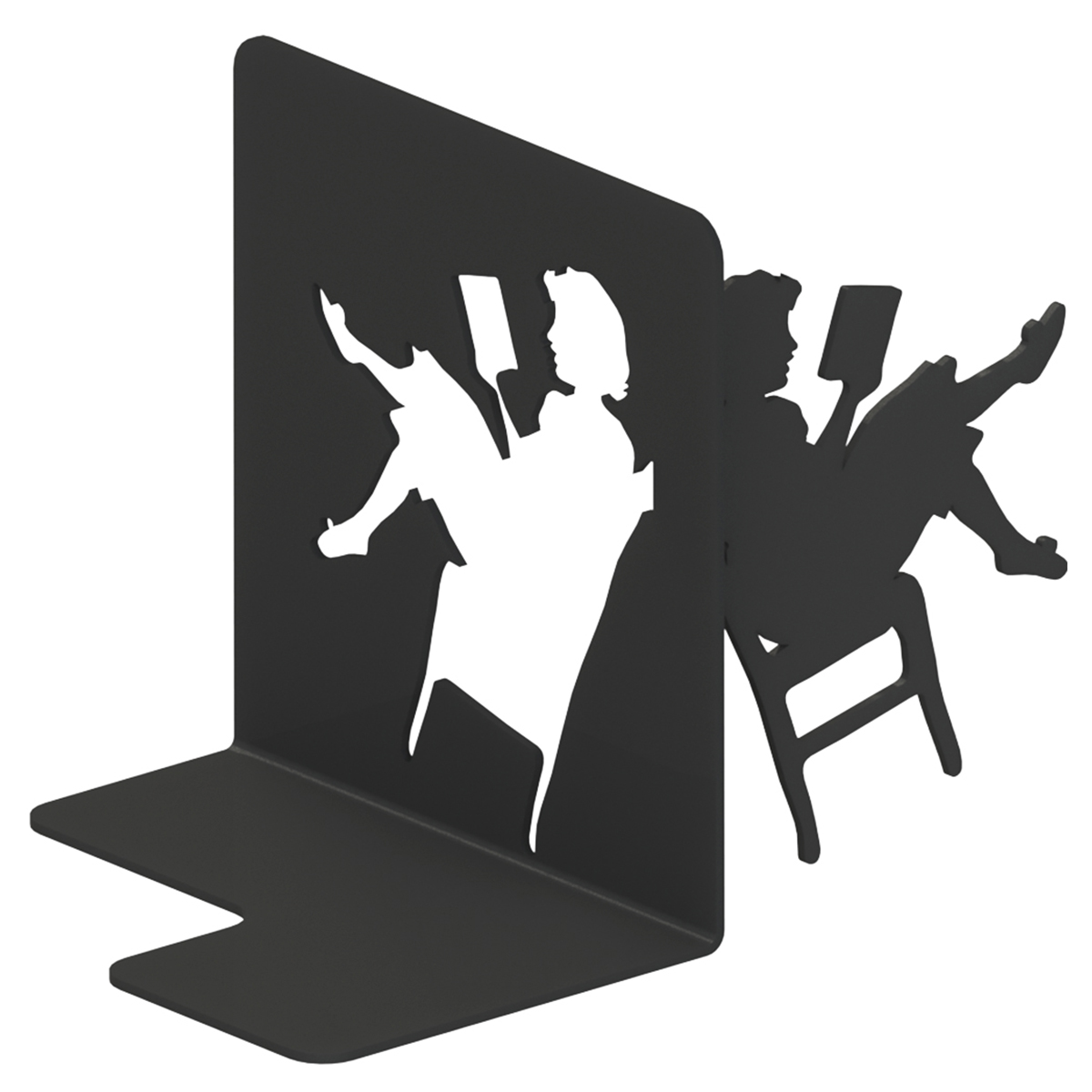 Suporte de Livro em Aço “Leitura a Dois” – Design Exclusivo PeculiArtes - Imagem 4