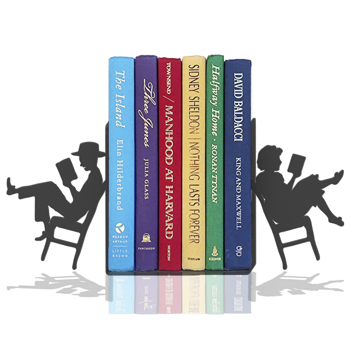 Suporte de Livro em Aço “Leitura a Dois” – Design Exclusivo PeculiArtes - Imagem 5