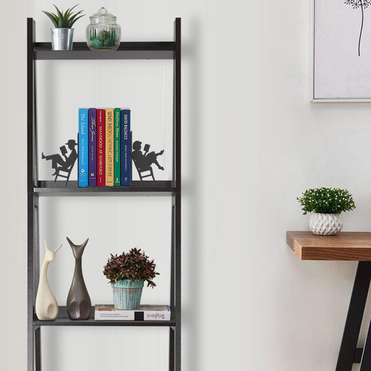 Suporte de Livro em Aço “Leitura a Dois” – Design Exclusivo PeculiArtes - Imagem 6