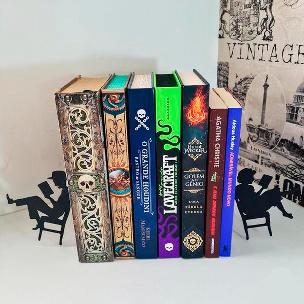 Suporte de Livro em Aço “Leitura a Dois” – Design Exclusivo PeculiArtes - Imagem 7