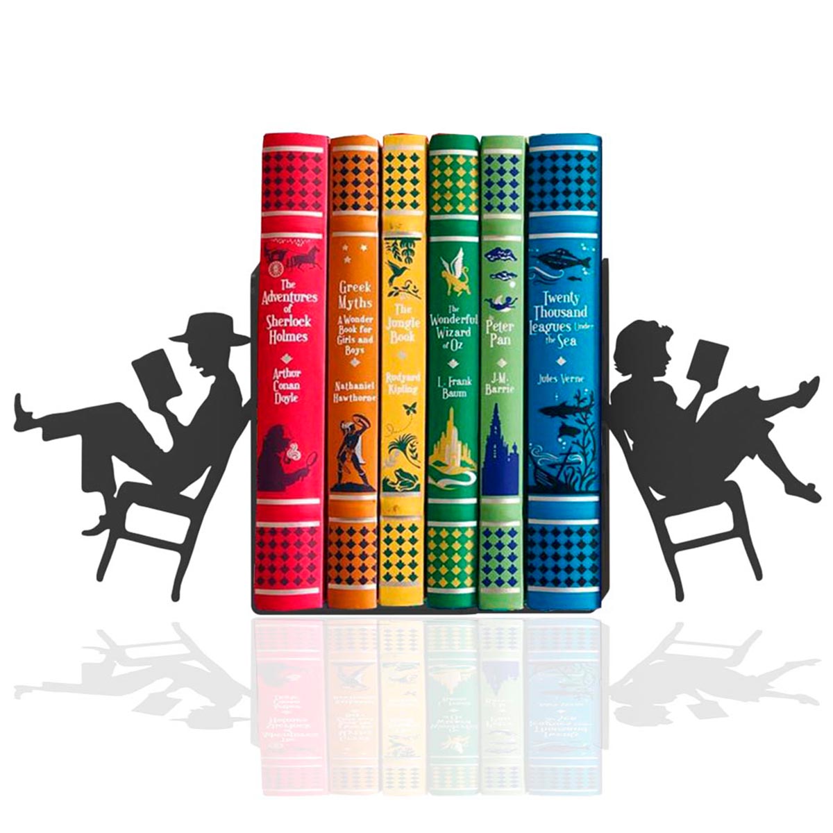 Suporte de Livro em Aço “Leitura a Dois” – Design Exclusivo PeculiArtes - Imagem 8