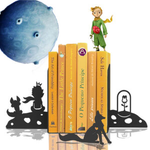 Suporte de Livros “A Raposa & O Pequeno Príncipe” – Porta-Livros, Apoio, Bibliocanto & Bookends – PeculiArtes